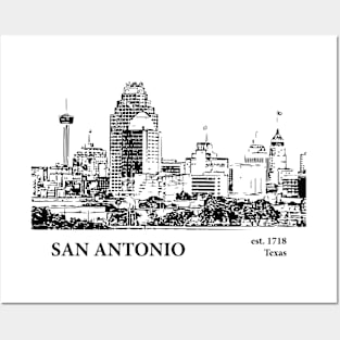 San Antonio - Texas Posters and Art